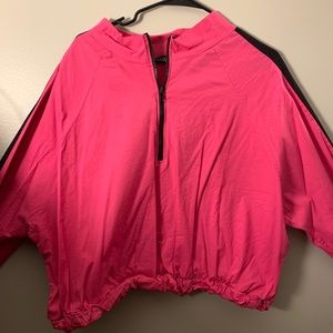 FASHION NOVA CROPPED HALF-ZIP JACKET